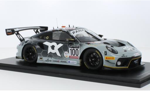 Diecast model cars Porsche 911 GT3 R No.100 Toksport WRT 24h Spa 2022 1/43 Spark