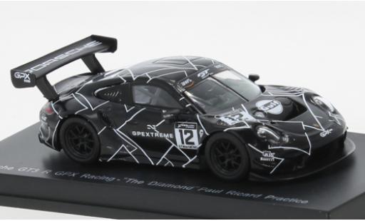 Diecast model cars Porsche 911 GT3 R No.12 GPX Racing The Diamond Test Paul Ricard 1/64 Spark