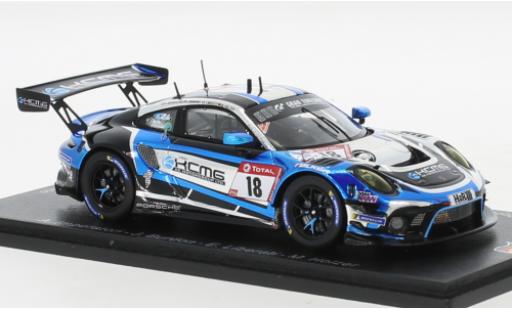 Diecast model cars Porsche 911 GT3 R No.18 KCMG 24h Nuerburgring 2021 1/43 Spark