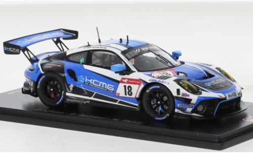 Diecast model cars Porsche 911 GT3 R No.18 KCMG 24h N&Atilde;&frac14;rburgring 2022 1/43 Spark