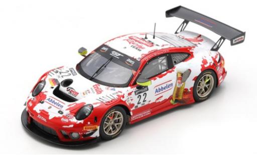 Diecast model cars Porsche 911 GT3 R (991) No.22 Frikadelli Racing Team 24h Spa 2020 1/43 Spark