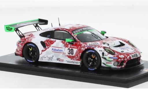 Diecast model cars Porsche 911 GT3 R No.30 Frikadelli Racing Team 24h Nuerburgring 2021 1/43 Spark