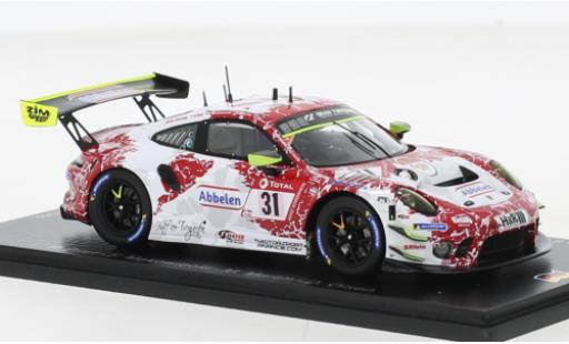 Diecast model cars Porsche 911 GT3 R No.31 Frikadelli Racing Team 24h Nuerburgring 2021 1/43 Spark