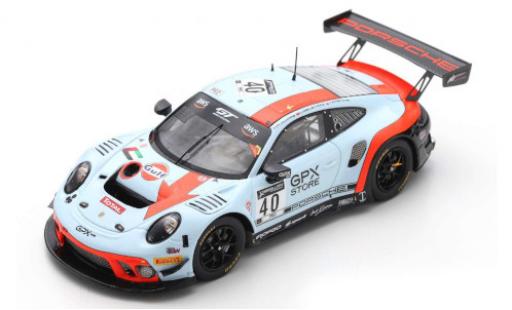 Diecast model cars Porsche 911 GT3 R (991) No.40 GPX Racing 24h Spa 2020 1/43 Spark