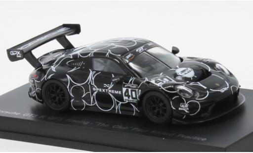 Diecast model cars Porsche 911 GT3 R No.40 GPX Racing The Club Test Paul Ricard 1/64 Spark