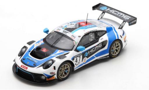 Diecast model cars Porsche 911 GT3 R (991) No.47 KCMG 24h Spa 2020 1/18 Spark