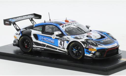Diecast model cars Porsche 911 GT3 R No.47 KCMG 24h Spa 2021 1/43 Spark