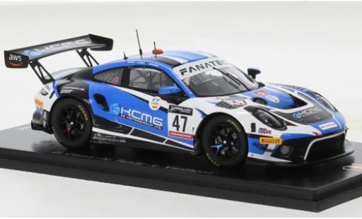 Diecast model cars Porsche 911 GT3 R No.47 KCMG 24h Spa 2022 1/43 Spark