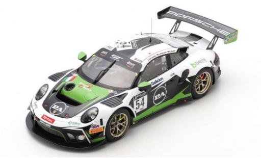Diecast model cars Porsche 911 GT3 R (991) No.54 Dinamic Motorsport 24h Spa 2020 1/18 Spark