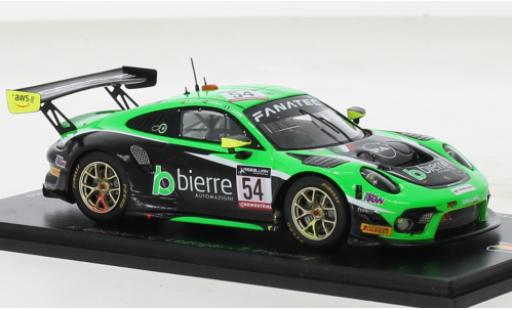 Diecast model cars Porsche 911 GT3 R No.54 Dinamic Motorsport 24h Spa 2022 1/43 Spark