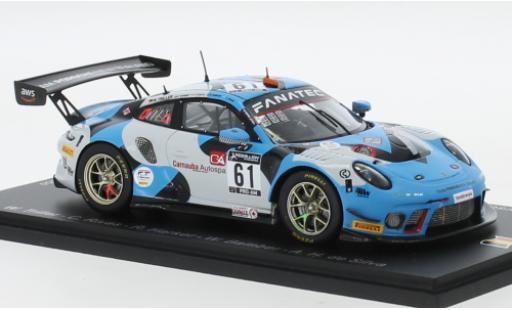 Diecast model cars Porsche 911 GT3 R No.61 EBM Giga Racing 24h Spa 2021 1/43 Spark
