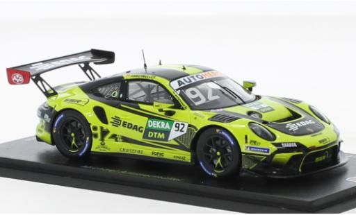Diecast model cars Porsche 911 GT3 R No.92 Team SSR Performance DTM Nuerburgring 2021 1/43 Spark