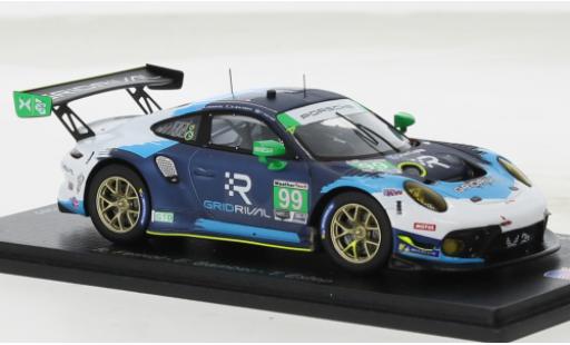 Diecast model cars Porsche 911 GT3 R No.99 Team Hardpoint EBM IMSA 12h Sebring 2021 1/43 Spark