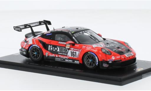 Diecast model cars Porsche 911 GT3 Cup No.161 KKr&Atilde;&curren;mer Racing 24h Nuerburgring 2023 1/43 Spark