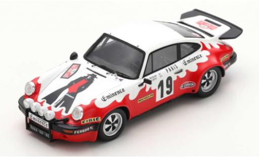 Diecast model cars Porsche 911 Carrera No.19 Rally WM Rally Monte Carlo 1977 1/43 Spark