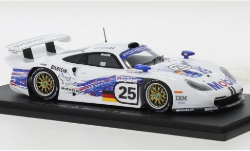 Diecast model cars Porsche 911 GT1 No.25 AG 24h Le Mans 1997 1/43 Spark