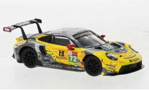 Diecast model cars Porsche 911 RSR -19 No.72 Hub voiture Racing 24h Le Mans 2021 1/64 Spark