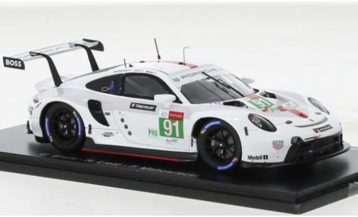 Diecast model cars Porsche 911 RSR -19 No.91 GT Team 24h Le Mans 2021 1/43 Spark