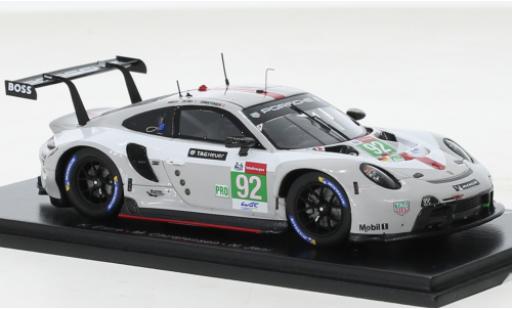 Diecast model cars Porsche 911 RSR -19 No.92 GT Team 24h Le Mans 2021 1/43 Spark
