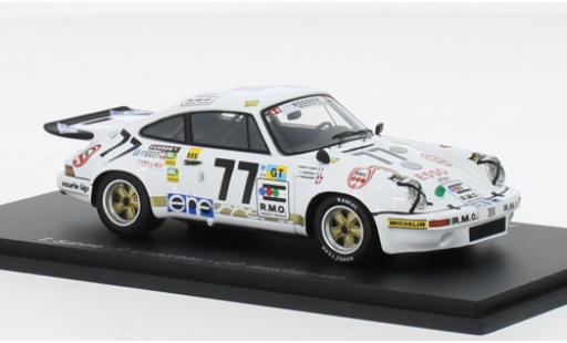 Diecast model cars Porsche 911 RSR 3.0 No.77 24h Le Mans 1975 1/43 Spark