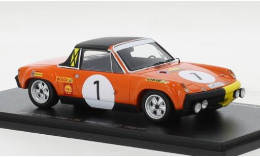Diecast model cars Porsche 914/6 Base /6 No.1 Marathon de la Route 1970 1/43 Spark