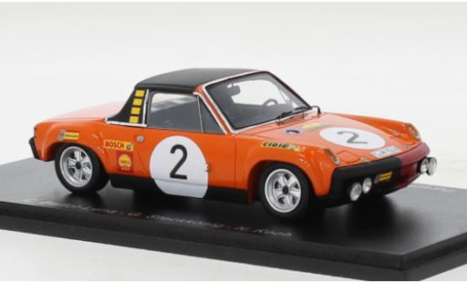 Diecast model cars Porsche 914/6 Base /6 No.2 Marathon de la Route 1970 1/43 Spark