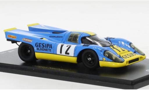 Diecast model cars Porsche 917 1970 K No.12 GESIPA Interserie Norisring 1/43 Spark