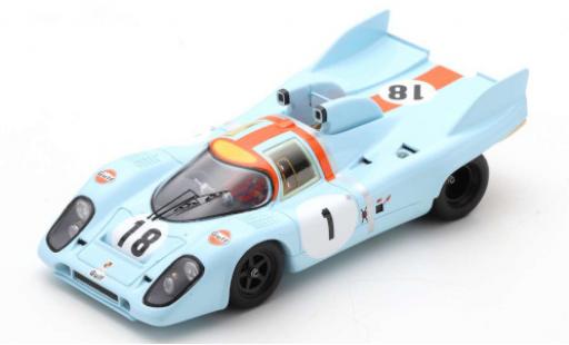 Diecast model cars Porsche 917 1971 K No.18 Test Le Mans 1/43 Spark