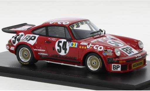 Diecast model cars Porsche 934 1976 No.54 24h Le Mans 1/43 Spark