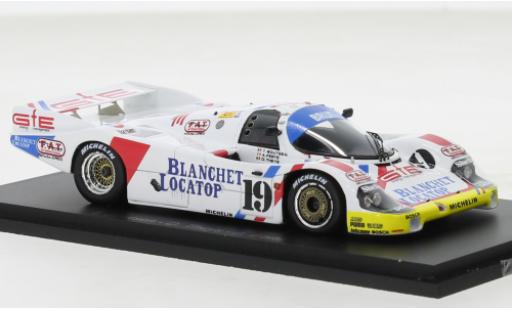 Diecast model cars Porsche 956 1986 No.19 24h Le Mans 1/43 Spark