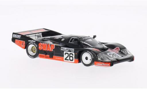 Diecast model cars Porsche 956 1984 No.26 Swap Shop 24h Le Mans 1/43 Spark