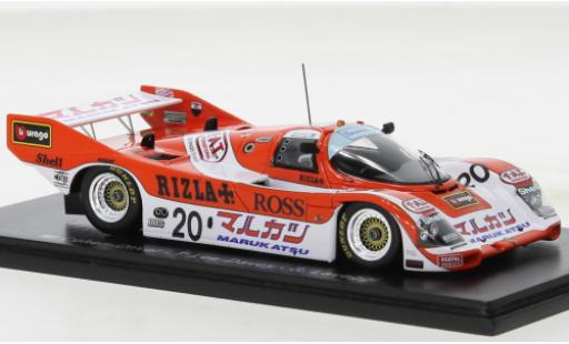 Diecast model cars Porsche 962 1990 C No.20 24h Le Mans 1/43 Spark