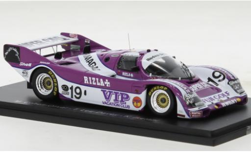 Diecast model cars Porsche 962 1990 C RHD No.19 24h Le Mans 1/43 Spark