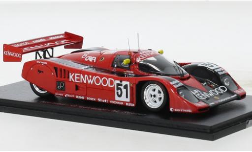 Diecast model cars Porsche 911 1992 CK 6 RHD No.51 Kremer Racing Kenwood 24h Le Mans 1/43 Spark