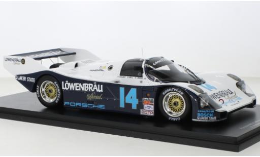 Diecast model cars Porsche 962 1986 C No.14 L&Atilde;&para;wenbr&Atilde;&curren;u IMSA 24h Daytona 1/18 Spark
