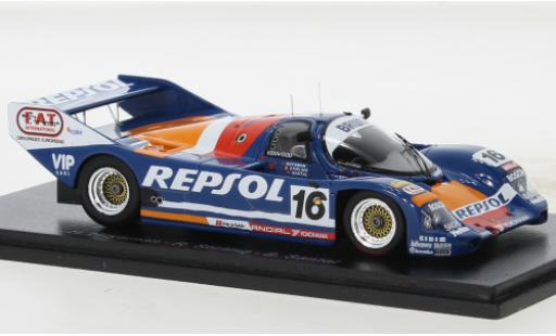 Diecast model cars Porsche 911 1991 C No.16 Repsol 24h Le Mans 1/43 Spark