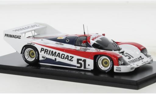 Diecast model cars Porsche 911 1991 C No.51 24h Le Mans 1/43 Spark