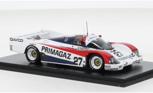 Diecast model cars Porsche 962 1990 C RHD No.27 Primagaz 24h Le Mans 1/43 Spark