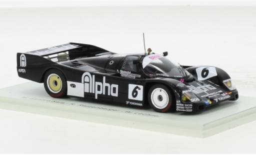 Diecast model cars Porsche 962 1989 C RHD No.6 Brun Motorsport 24h Le Mans 1/43 Spark