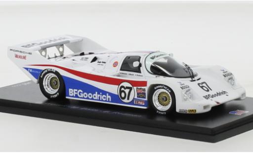 Diecast model cars Porsche 962 1988 C RHD No.67 BFGoodrich IMSA 24h Daytona 1/43 Spark