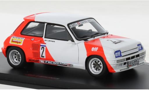 Diecast model cars Renault 5 Turbo No.2 Europe Cup 1983 1/43 Spark