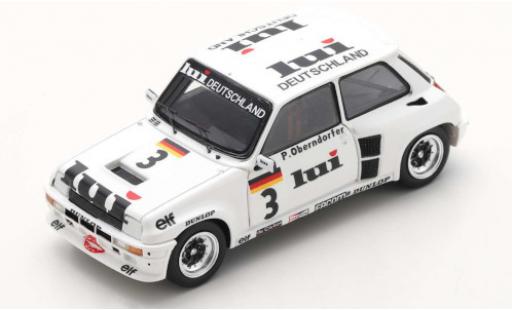 Diecast model cars Renault 5 Turbo No.3 Lui Eurocup 1981 1/43 Spark