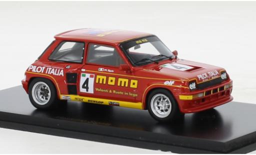 Diecast model cars Renault 5 Turbo No.4 Europa Cup 1984 1/43 Spark