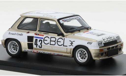 Diecast model cars Renault 5 Turbo No.43 Europe Cup 1982 1/43 Spark