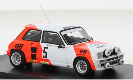 Diecast model cars Renault 5 Turbo No. Rally du Var 1982 1/43 Spark