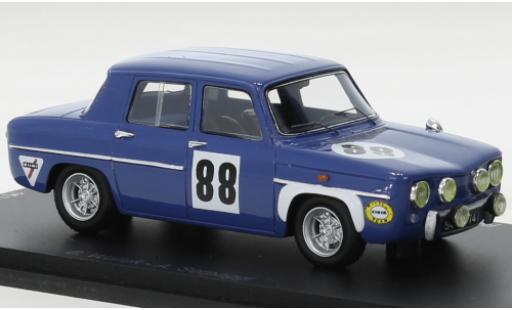 Diecast model cars Renault 8 Gordini blue No. 24h Spa 196 1/43 Spark