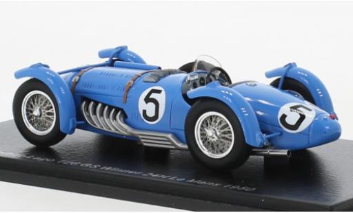 Diecast model cars Talbot Lago 24h Le Mans T26 GS RHD No.5 1950 1/43 Spark