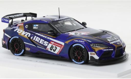 Diecast model cars Toyota Supra GT4 Toyota GR Supra No.83 Toyo Tires with Ring Racing 24h N&Atilde;&frac14;rburgring 2022 1/43 Spark