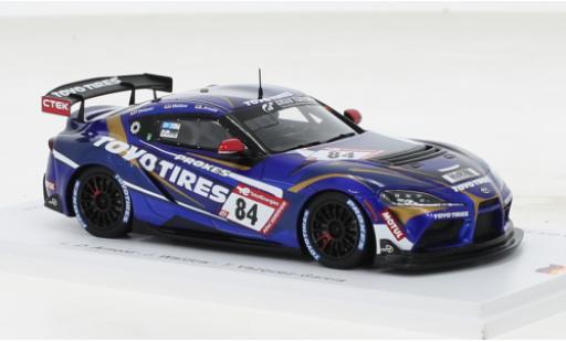 Diecast model cars Toyota Supra GT4 Toyota GR Supra No.84 Toyo Tires with Ring Racing 24h N&Atilde;&frac14;rburgring 2022 1/43 Spark
