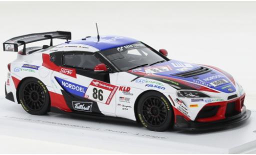 Diecast model cars Toyota Supra GT4 Toyota GR Supra No.86 Toyota Gazoo Racing Europe 24h N&Atilde;&frac14;rburgring 2022 1/43 Spark